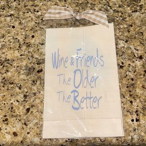 Linen Hand Towel with Hemstitched Edge